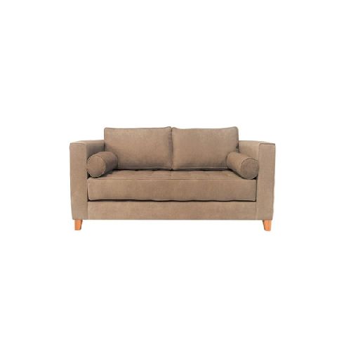 Sillón 2 cuerpos Bruselas Pana beige 160 cm American Wood SKU: 4000005_0000000118