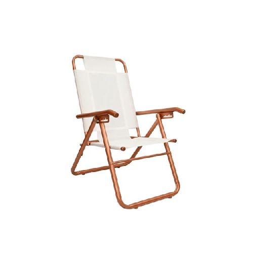 Reposera plegable 80041 Descansar aluminio blanca SKU: CJ3148