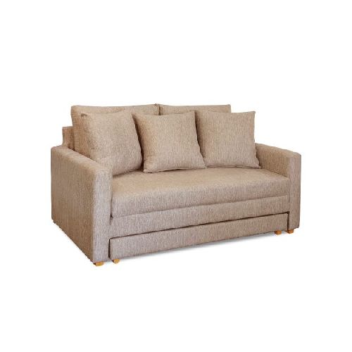 Sofá Cama Avalon 2 cuerpos chenille jumper habano 160 x 100 Fullconfort SKU: SOFCAMAVAJUMHAB_0000000073