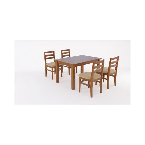 Juego de comedor Atlantico Inmacol mesa + 4 sillas miel SKU: MU3511