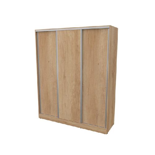 Placard 3 puertas corredizas 1.80 mts. Nebraska natural Mosconi SKU: 57118_0000000013