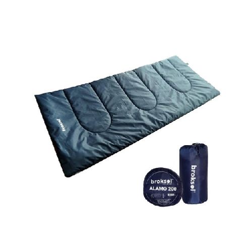 Bolsa de dormir termica 0° funda camping trekking Broksol azul SKU: BOL-06AZ_0000000174