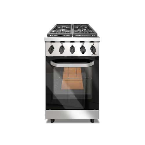 Cocina Hauser 510 4 hornallas 51 cm inoxidable SKU: LB3823