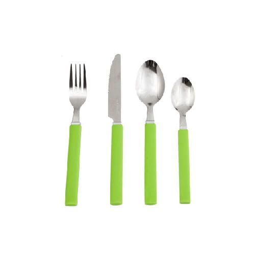 Set x24 cubiertos verde lemon Nouvelle Cuisine SKU: 1260014_0000000016