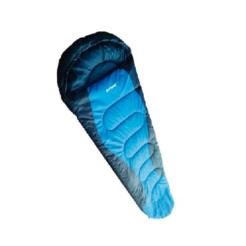 Bolsa de dormir 0°c sarcofago campamento trekking Broksol azul SKU: BOL-02AZ_0000000174