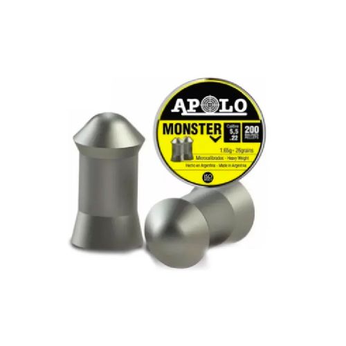 Balines Cal 5.5 Apolo Monster Lata X200 Unidades - Triestina  