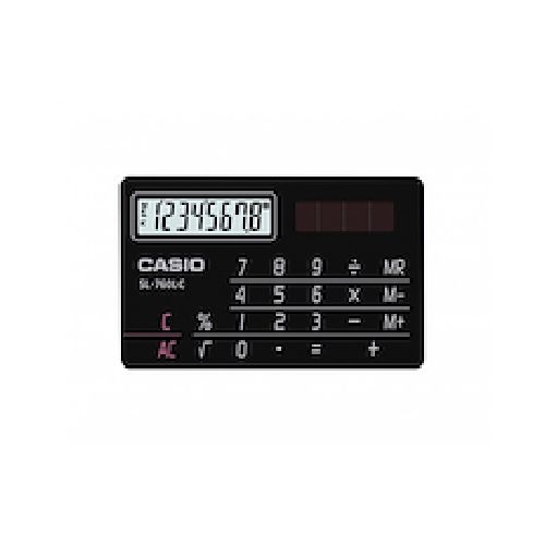 Calculadora | Portatil | 8 digitos | Display Regular | Tipo CASIO CE Sl-760LC-BK - $ 10.178 - Musica Mia - Instrumentos musicales