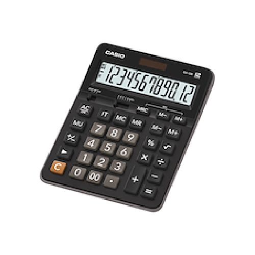 Calculadora | Escritorio | 12 digitos | Disp extra grande | CASIO CE GX-12B-BK - $ 35.728 - Musica Mia - Instrumentos musicales