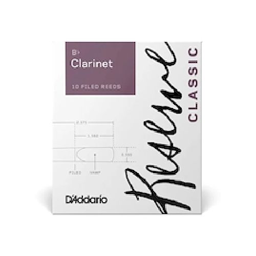 Cañas | RESERVE CLASSIC | Clarinete Bb | N° 2.5 | MCx10 DADDARIO WOODWINDS DCT1025 - $ 55.581 - Musica Mia - Instrumentos musicales