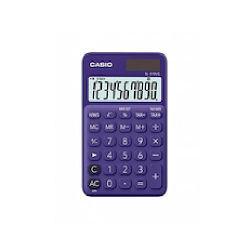 Calculadora | Portatil | 10 digitos | Disp extra grande | Mi CASIO CE SL-310UC-PL - $ 18.374 - Musica Mia - Instrumentos musicales