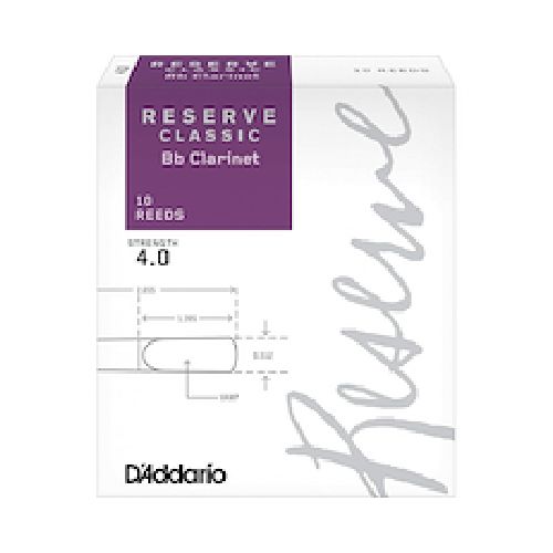 Cañas  |  RESERVE CLASSIC  |  Clarinete Bb  |  N° 3.5+  |  P DADDARIO WOODWINDS DCT10355 - $ 60.980 - Musica Mia - Instrumentos musicales