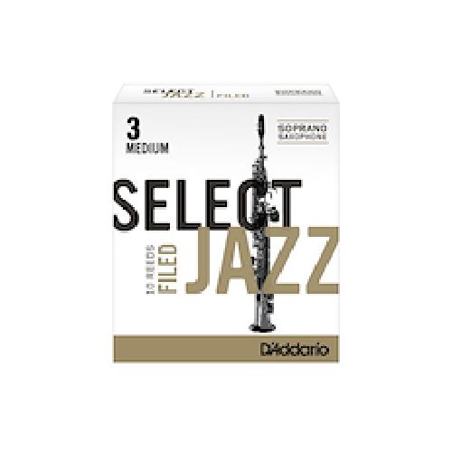 Cañas  |  SELECT JAZZ  |  Saxo Soprano  |  Filed  |  N° 3S DADDARIO WOODWINDS RSF10SSX3S - $ 54.044 - Musica Mia - Instrumentos musicales