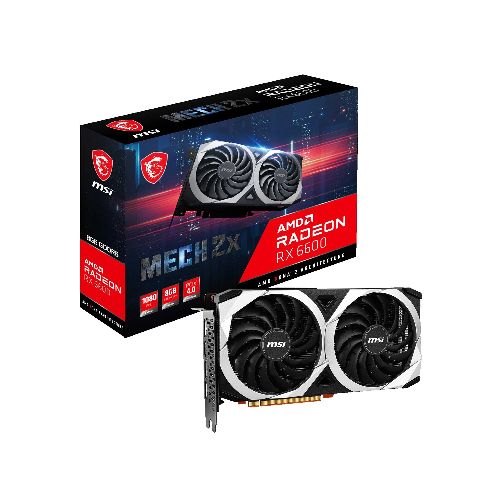 Placa De Video Amd Msi Radeon Rx 6600 Mech 2x 8gb Gddr6  