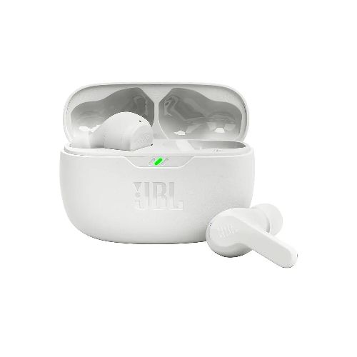 Auricular In Ear Jbl Vibe Beam Tws Deep Bass Blanco  