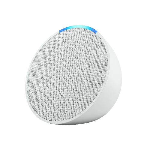 Asistente Virtual Amazon Echo Pop Con Alexa Glacier White  