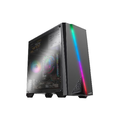 Gabinete Gamer Sentey Fs10 Lateral Transparente F10 Sin Fuente  