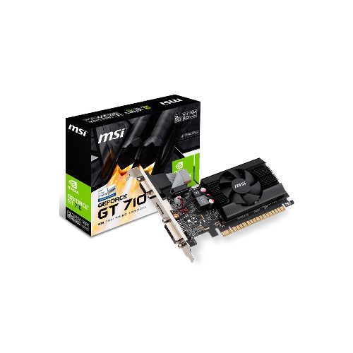 Placa De Video Nvidia Msi Geforce Gt 710 2gb Ddr3 Lp  