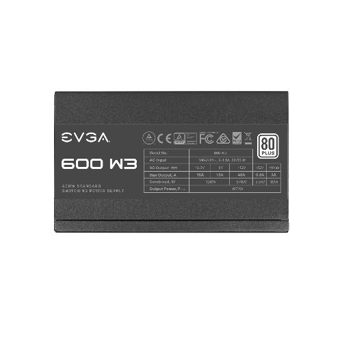 Fuente Pc Power Evga 600 W3 80 Plus White 600w  