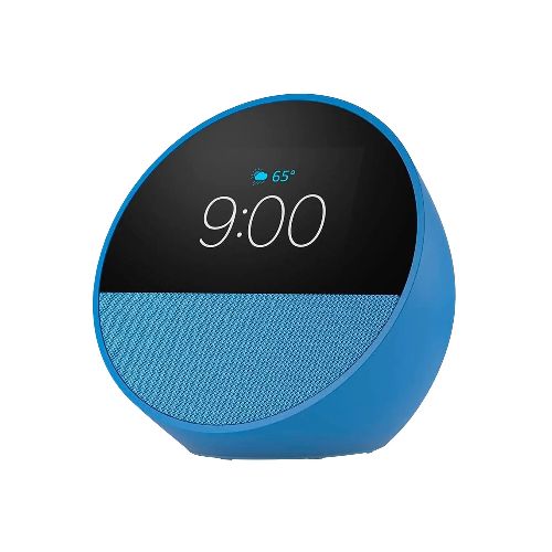 Asistente Virtual Amazon Echo Spot Con Alexa Ocean Blue  