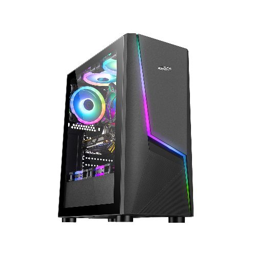 Gabinete Gamer Sentey P20 Lateral Transparente Sin Fuente  