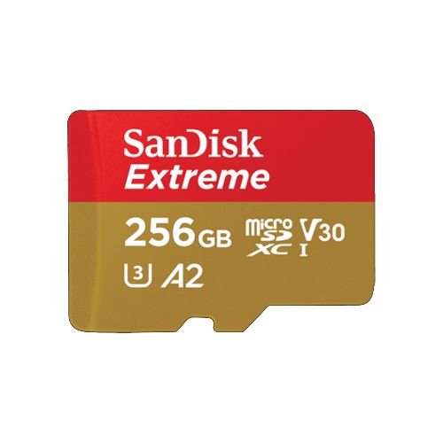 Memoria Microsd Sandisk Extreme 256gb 190mbps C30 2 En 1  