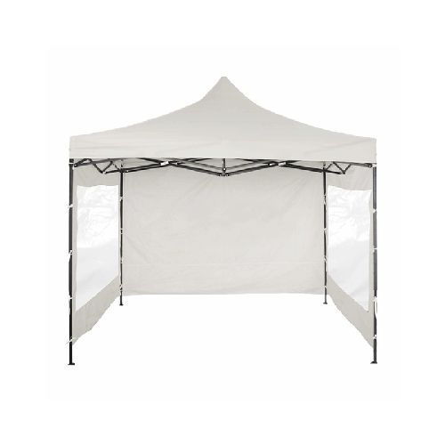 GAZEBO LAURY 3X3 C/PAREDES BLANCO  