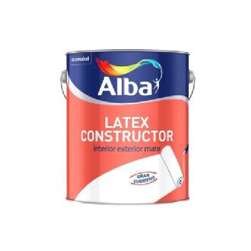 Pintura Para Interior Exterior Látex Constructor Mate Alba 4 L