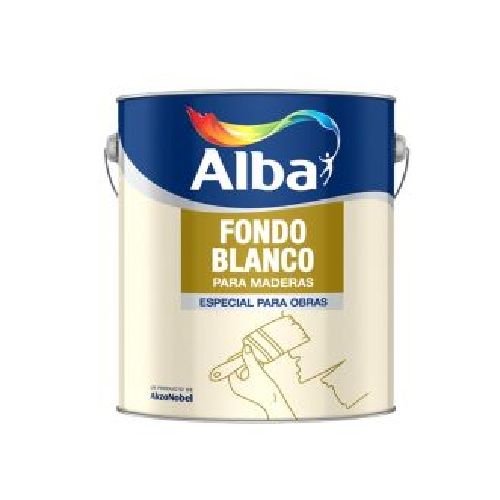 Fondo Blanco Para Madera Standard Alba 0,5 L