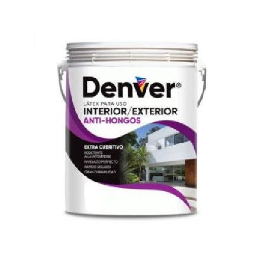 Pintura Para Interior/Exterior Látex Antihongo Denver 20 L