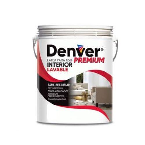 Pintura Para Interior Látex Lavable Premium Denver 10 L