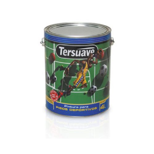 Pintura Para Piso Deportivo Tersuave X 20 Lts Rojo