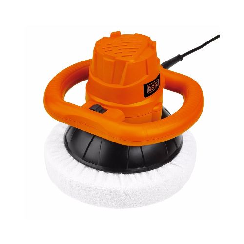 Pulidora Orbital Black+Decker KP12K-AR 120W con bonete pulidor + 2 bonetes toalla