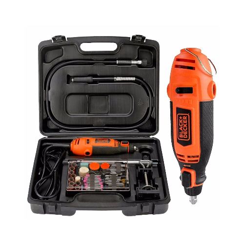 Torno de mano Black+Decker RT18KA-AR 120W + KIT