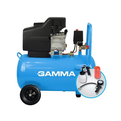 Compresor + KIT GAMMA G2802K 50 Lts 2,5HP