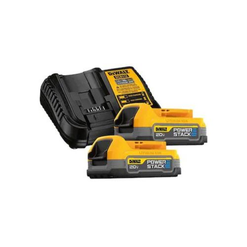 Cargador y 2 baterías ION-LI 20v 1.7AH DEWALT