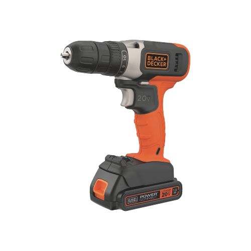 Atornillador / Taladro Inalambrico Black+Decker BCD702C1-AR 20V 10MM 0-600RPM