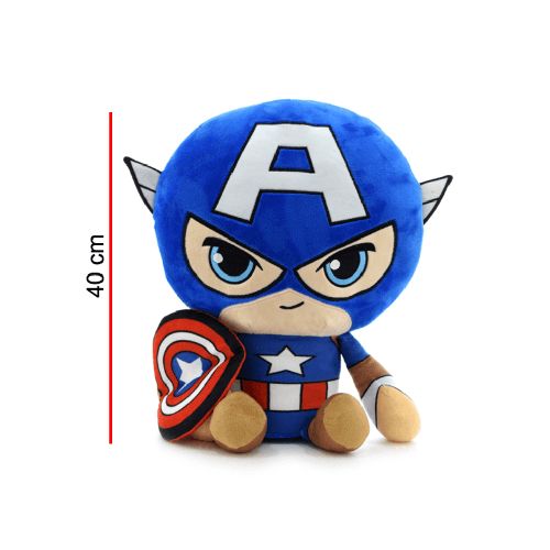 Peluche Capitán América 40cm Marvel