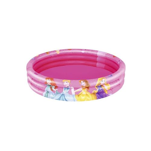 Pileta Inflable Redonda Princesas Disney 3 Anillos 122 x 25 cm