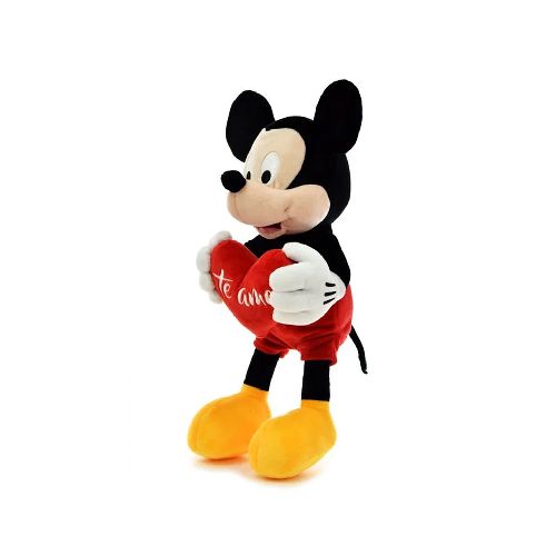 Peluche Original Disney Mickey Con Corazón Alto 70cm