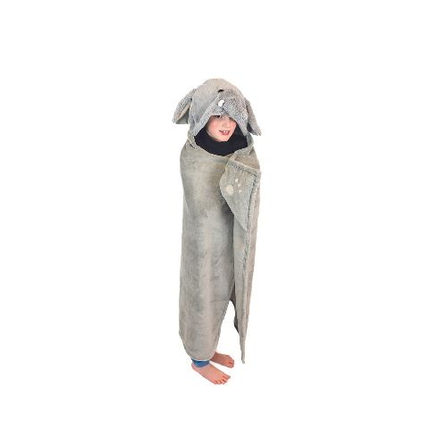 Peluche Animal Hooded Manta 130 CM Cozy Noxxiez Elefante