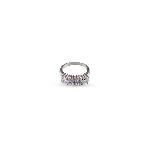 Anillo Carmín Queen de Plata 925 con piedras blancas - Style Store | Experience is the new luxury