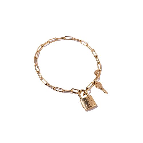 Pulsera Carmín Secreto de Plata 925 con Baño Dorado - Style Store | Experience is the new luxury