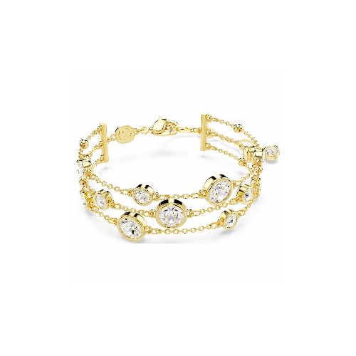 Pulsera Swarovski ancha Imber Redonda con baño tono oro - Style Store | Experience is the new luxury