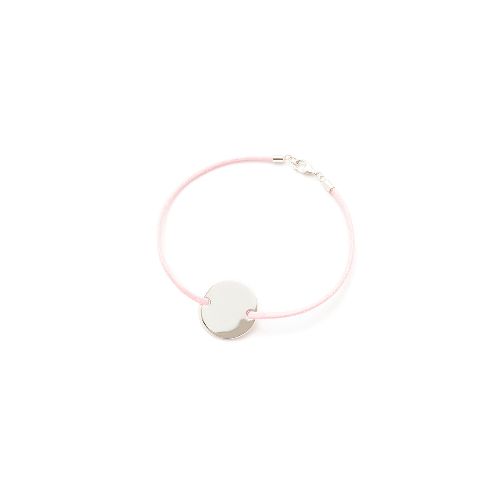 Pulsera Carmín Gratitude de Plata 925 Cordón Rosa - Style Store | Experience is the new luxury