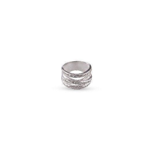 Anillo Carmín Hera de Plata 925 con piedras blancas - Style Store | Experience is the new luxury