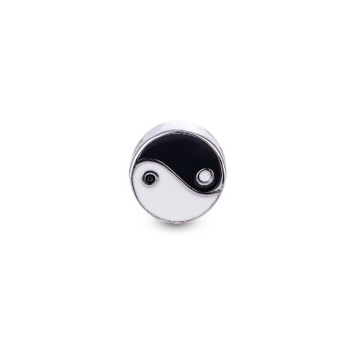 Dije Carmín Yin y Yang de Plata 925 - Style Store | Experience is the new luxury