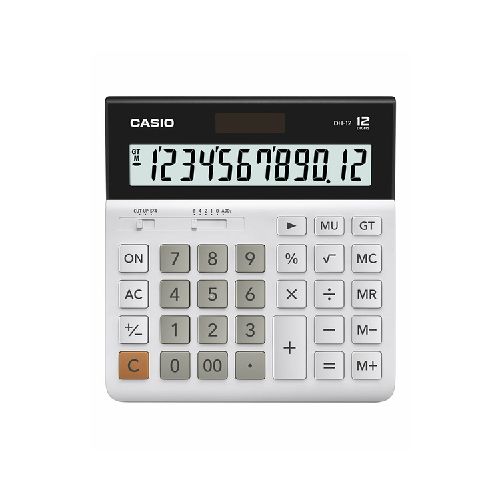 CALCULADORA CASIO DH-12-WE  