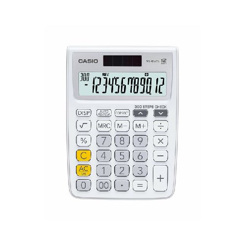 CALCULADORA CASIO MJ-12VCB-WE  