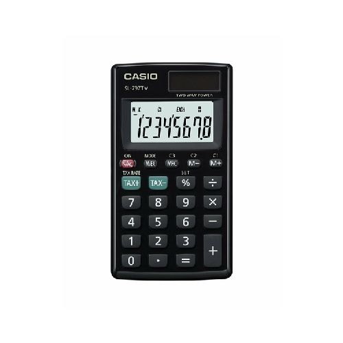 CALCULADORA CASIO SL-797TV-BK  