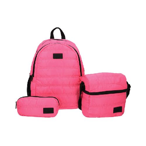 Mega Pack Xtrem Mochila Lunchera Cartuchera Fucsia 143590-1347